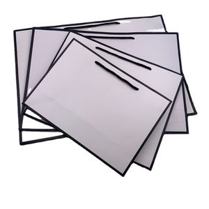 Bolsas de Compras de Papel de Lujo con Logotipo Personalizado, Bolsas de Regalo con Cinta de Cartón y Lazo para Empaque de Cosméticos - Product Image 4