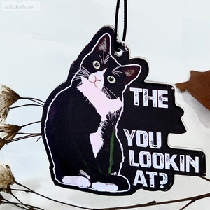 Ambientador de Papel para Coche con Logotipo Personalizado, Aroma Intenso, Energía Solar, Montaje en Rejilla de Ventilación, Fragancia Duradera, Diseño de Gato Estilo Dibujos Animados - Product Image 6