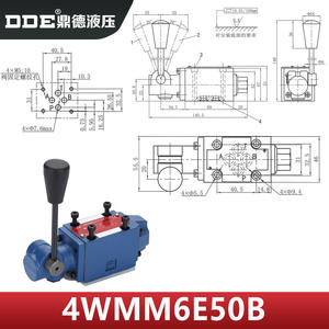 Válvula Direccional Manual Hidráulica con Solenoide, Modelos 4WMM6G/F H J M 4WMM10E10/OF 16E/ 4WMM6E50B/OF - Product Image 6