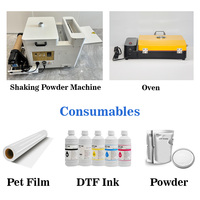 Oven Ukuran A2 A3 untuk Printer Dtf Desktop dengan Shaker dan Pengering Single Head XP600 Impresora Dtf Printer A3
