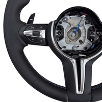 Volant sport en cuir véritable pour BMW E46 Série 3 1998-2005, 3 branches, 40 mm, remplacement OEM