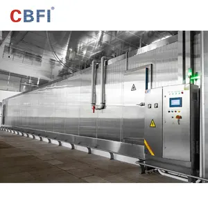 Iqf Automatic 500-3000kg/h Tunnel Freezer For Dumpling