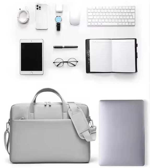 Factory Custom Durable Simple Travel Large Capacity 17.3 Inch Airbag Shockproof Waterproof Portable Sling Laptop Sleeve Case