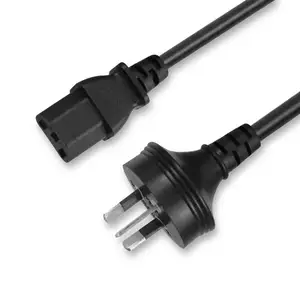 Groothandel Au/Australische Goedgekeurd Ac Kabel 3 Pin Iec C13 Supply Lead Netsnoer