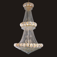 Lustre en verre de Murano LAITING, fleur de lotus, or, LED, salon, éclairage en cristal