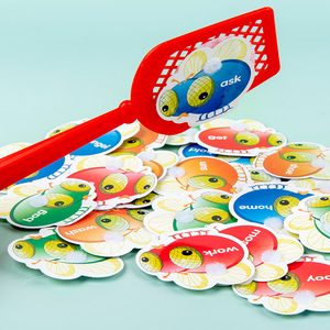 Apprendimento delle parole giocattoli Montessori bambini Swatting mosche giochi giocattoli educativi per bambini attenzione formazione supporti didattici giocattoli per bambini - Product Image 4