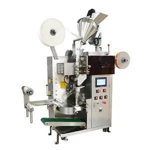 Fully automatic packaging machine for black tea rose tea inner and outer bags with line and label packaging equipment