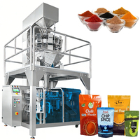 Machine d'emballage automatique de poudre d'épices en doypack 500G, machine de remplissage et d'emballage de sachets de sel, poivre, poudre de curry, poudre de piment sec