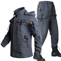 Vêtements de travail résistants aux déchirures pour hommes en gros, vêtements tactiques coupe-vent imperméables, combinaison tactique