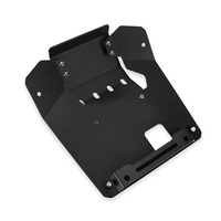 Pelindung Bawah Mesin Aluminium CNC Pelindung Skid Plate Sepeda Motor untuk Honda CT125 Anti Gores Off Road Tahan Benturan Hitam