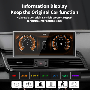 10.25 pouces sans fil CarPlay/Android Auto Android 14 voiture tableau de bord numérique voiture Dvd lecteur Radio multimédia pour <span class=keywords><strong>Audi</strong></span> Q5 Q5L SQ5 - Product Image 3