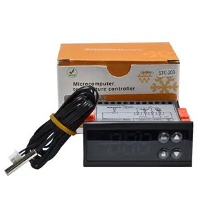 Pengontrol suhu Digital cerdas 220V Sensor NTC pengontrol suhu