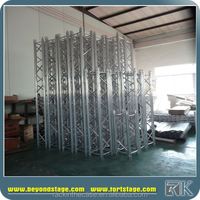 Estructura de armazón de tubo de marco de escenario de aluminio barato para altavoces line array