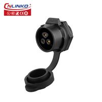 Usine OEM M16 Câble Prise Étanche Powercon Connecteur 3 Broches Mâle Femelle IP68 Industrielle Led Bande Dc Power Jack Connecteur