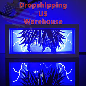 美仓剪纸LED灯箱手工漫画影灯雕刻夜灯台灯3天内发货 - Product Image 5