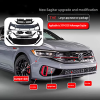 Kit carrosserie style GLI pour pare-chocs avant Sagitar 2019-2025, grille nid d'abeille inférieure en PP, remplacement direct compatible OEM