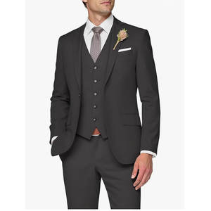Traje de Hombre Personalizado al por Mayor, Traje de <span class=keywords><strong>3</strong></span> Piezas de Corte Entallado para Hombre, Traje Formal de Negocios, Traje de Novio para Boda, Traje de Graduación - Product Image 3