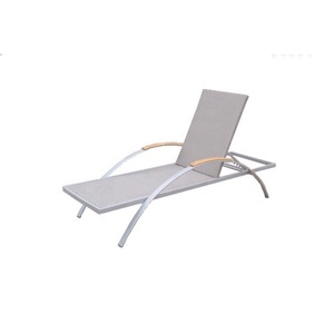 Lit de loisirs chaises longues en rotin chaise longue meubles soleil patio <span class=keywords><strong>extérieur</strong></span> en osier chaise longue - Product Image 1