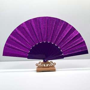 Abanico de Mano Personalizado con Logotipo, Material PP, Sublimación, Abanico Plegable de Poliéster con Sonido de Cierre para Bodas - Product Image 2