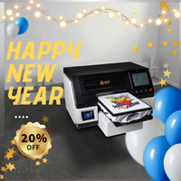 Imprimantes numériques DTG pour t-shirts et sweats à capuche unis automatiques Surhoo, machines d'impression à écran tactile 1800 dpi, petites, pour la vente en gros