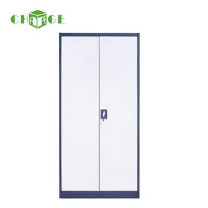 Office Metal swing 2 door filing cabinet steel locker metal storage iron cupboard