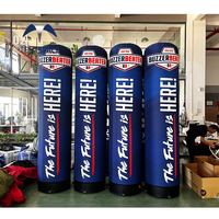 Colonne publicitaire gonflable étanche sur mesure 2m/3m/4m, arche gonflable pour salon professionnel