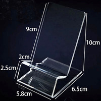 Mini Clear View Acryl Desktop Stand Handy Handy Lupe Displays Halter Rack