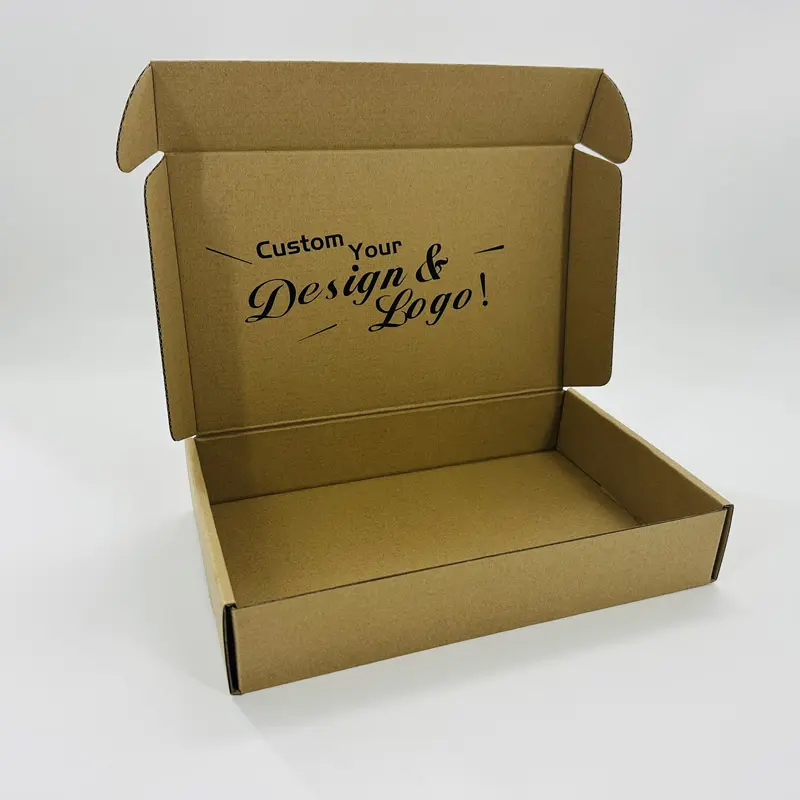صندوق بريد تصنيع صناديق مضلعة ملونة مخصصة مع شعار مخصص مطبوع ، صناديق تعبئة ملابس متينة للقماش