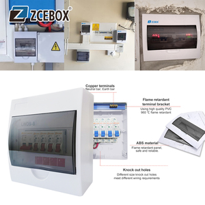 Panel kutusu kutu elektrikli ekipman tedarikçisi tüketici ünitesi ile ZCEBOX elektrik devre kesici - Product Image 4