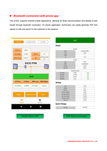 Terminal d'analyse de ressources réseau S120 S120C PON ID PON et détecteur d'état ONU, connexion bluetooth avec téléphone, chargeur <span class=keywords><strong>quik</strong></span> - Product Image 5