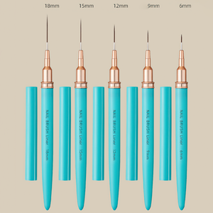 Stylo <span class=keywords><strong>de</strong></span> <span class=keywords><strong>dessin</strong></span> ultra-fin 8 couleurs Wei Zhuang, pointe aiguille en plastique, portable, pour nail art, gel liner, pinceau pour la peinture <span class=keywords><strong>sur</strong></span> <span class=keywords><strong>ongles</strong></span> - Product Image 5