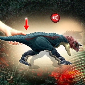 Figura <span class=keywords><strong>de</strong></span> Juguete Oficial <span class=keywords><strong>de</strong></span> <span class=keywords><strong>Mattel</strong></span>, <span class=keywords><strong>Jurassic</strong></span> <span class=keywords><strong>World</strong></span> Sound Attack Carnotaurus-JKG85, Dinosaurio con Sonido y Luz, Articulaciones Móviles - Product Image 4