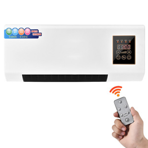 Calentador eléctrico de pared con control remoto, calentador de habitación de bajo consumo para el hogar, calentador con termostato - Product Image 1