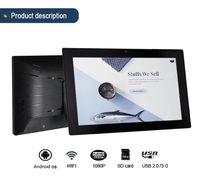 Tablette Android OEM 15,6 18,5 21,5 23,6 27 pouces Écran tactile LCD RJ45 POE Montage mural Moniteur publicitaire Affichage numérique