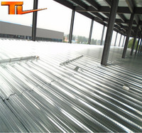 Matériau de plancher en acier de grande hauteur Plancher en acier galvanisé