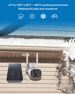 Tuya năng lượng mặt trời ai thông minh ứng dụng điều khiển máy ảnh ngoài trời an ninh Pan-Tilt được xây dựng trong còi báo động mic hai chiều âm thanh góc rộng tầm nhìn ban đêm CMOS - Product Image 6