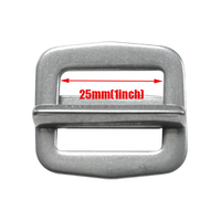 Vente en gros de haute qualité 25mm boucle en acier inoxydable hamac sangles d'arbre boucles métalliques robustes de 1 pouce