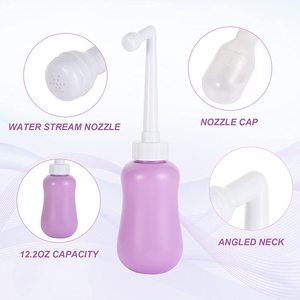 OEM/ODM <strong>2025</strong> <strong>New</strong> 360ml Portable Shattaf <strong>Bidet</strong> Bottle Large Travel <strong>Bidet</strong> Handheld <strong>New</strong> for Bathroom Cleaning Made of ABS Plastic - Product Image 3