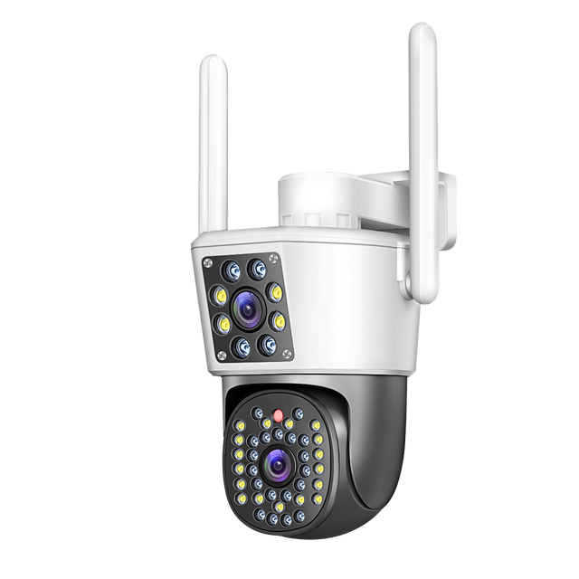 New Arrival Factory Price WiFi PTZ IP Camera 6MP LENS Sensor Outdoor Full Color Night Vision AI Human Auto Tracking Surveillance