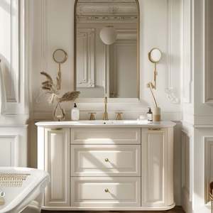 Muebles de Cocina Modulares Modernos Europeos, Tablero de Melamina HPL/HPDL, Paneles de Puerta de Acrílico y Mármol, Personalizables, para Uso en Villas y Apartamentos 1 - Product Image 3