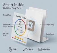 Carte NFC 13,56 MHz à paiement sans contact, puce 213, autocollant de commande de table avec code QR, carte d'acquisition client, carte à induction personnalisée