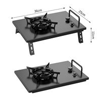 Réchaud de camping à gaz avec structure séparée, fonctionnement manuel, design léger et portable, sac de transport pour la cuisson en extérieur, en voiture et les événements sportifs