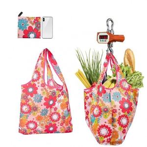 Bolsa de Compras Reutilizable Plegable de Alta Calidad con Diseño Personalizado, Bolsa de Protección Ambiental para Viajes y Compras, con Bolsillo - Product Image 1