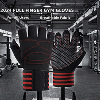 Gants de sport demi-doigts en polyester personnalisables avec logo pour musculation, cyclisme, gym, haltérophilie et fitness