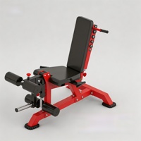 Machine à curls et extensions de jambes à charge libre, en acier robuste, pour entraînement de force à domicile, idéale pour les ischio-jambiers et les quadriceps