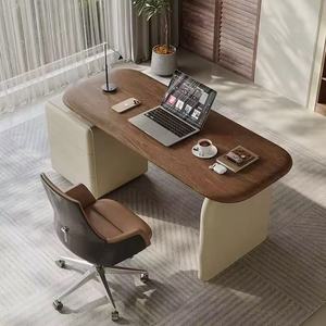 Muebles de oficina convertibles administrativos modernos Escritorio de computadora duradero para que los gerentes se ensamblen fácilmente - Product Image 3