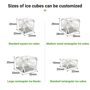Máquinas para Hacer Hielo en Cubos de 150 kg, 200 kg, 300 kg, con Energía Solar, 48 V CC, para Eventos al Aire Libre - Product Image 2