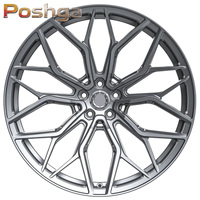 Jantes en alliage d'aluminium forgées sur mesure 5x112 5x120 17 18 19 20 pouces, grises, pour AUDI RS4/5 BMW F8X M3/4 G8X 20/21 C8 C7 Z06