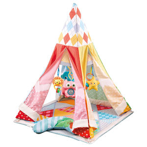 High Quality Plush Indoor Baby Fabric <strong>Wigwam</strong> Play <strong>Tent</strong> for Kids Girls with Rattle - Product Image 1