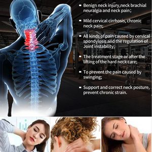 Verstellbare Hals stütze aus weichem Schaumstoff mit individuellem Logo Komfortable und atmungsaktive Sport halsband unterstützung für Halskragen - Product Image 6